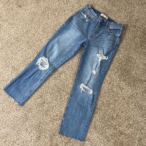 Abercrombie and Fitch boyfriend mid rise jeans